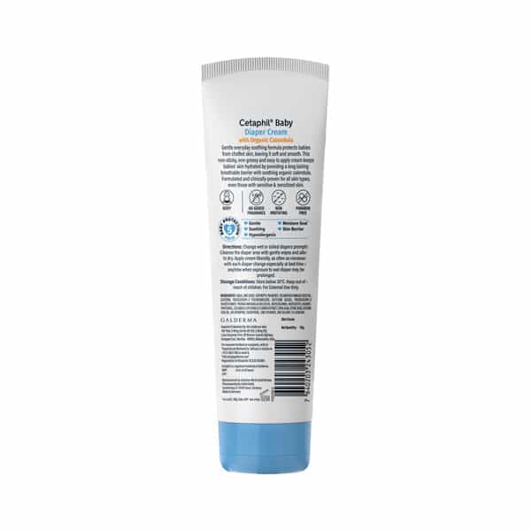 Cetaphil Baby | Diaper Cream | With Organic Calendula | 70 Gm