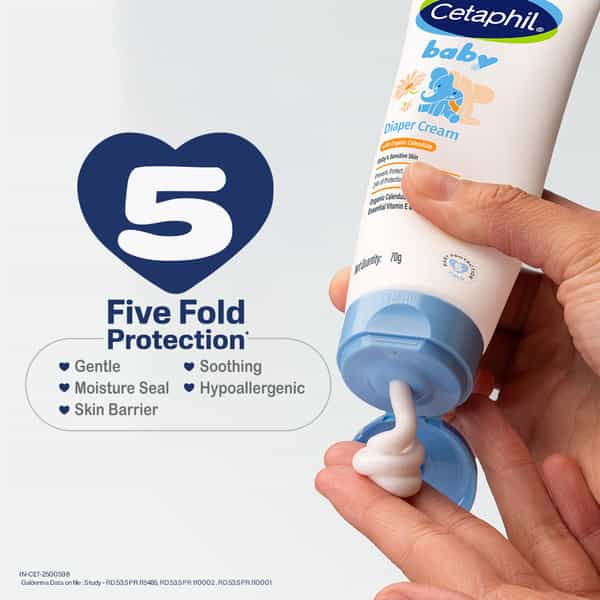 Cetaphil Baby | Diaper Cream | With Organic Calendula | 70 Gm