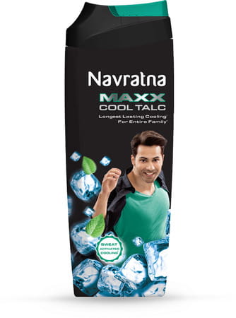 Navratna Cool Talc Maxx Cool Powder Bottle Of 400 G