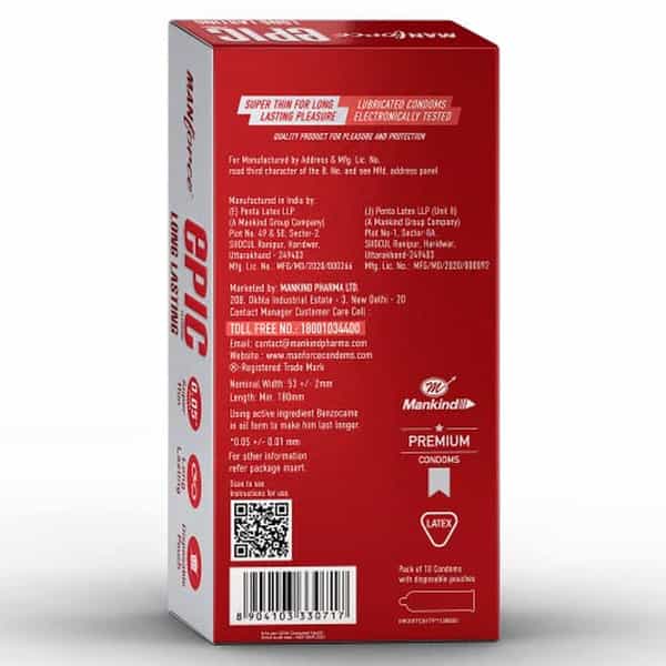 Manforce Epic Pleasure Pack 10S (Pack Of 2)