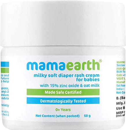 Mamaearth Milky Soft Diaper Rash Cream For Babies 50g