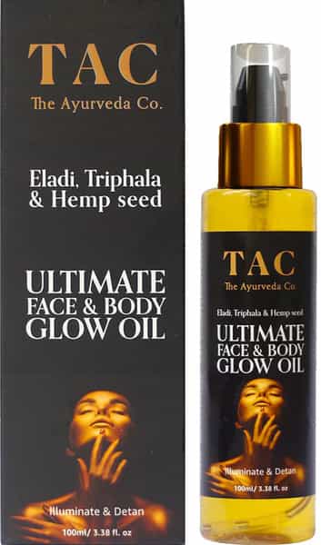 Tac - The Ayurveda Co. Eladi Triphala & Hemp Seed Face & Body Oil - 100 Ml