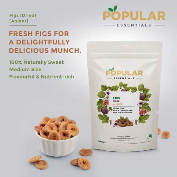 Popular Essentials Anjeer | 250 Gm