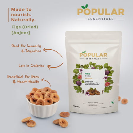 Popular Essentials Anjeer | 250 Gm