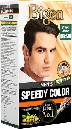 Bigen Men'S Speedy Color Brown Black 102 80g (Pack Of 2)