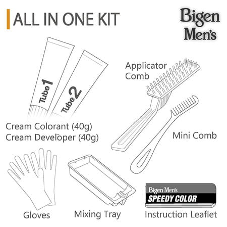 Bigen Men'S Speedy Color Brown Black 102 80g (Pack Of 2)