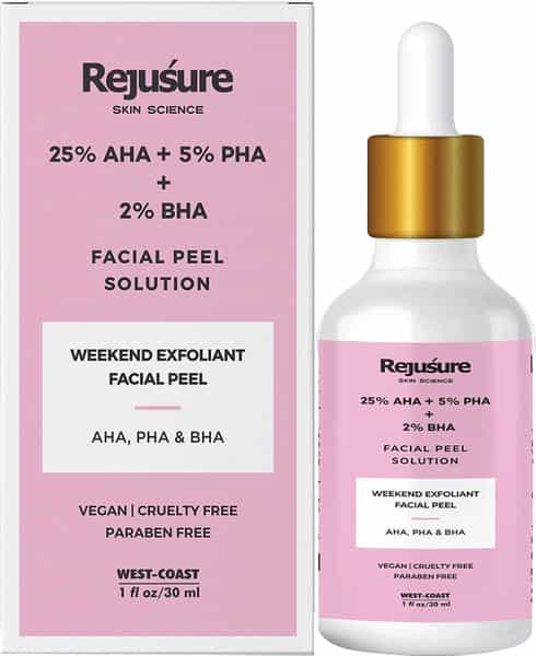Rejusure Aha 25% + Pha 5% + Bha 2% Facial Peeling Solution - 30Ml