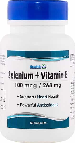 Healthvit Selenium 100Mcg Vitamin E 400 Iu Multivitamin Tablets Bottle Of 60