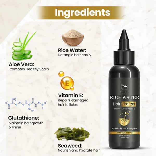 Tnw The Natural Wash Hair Vitalizer For Healthy Hair - 50 Ml