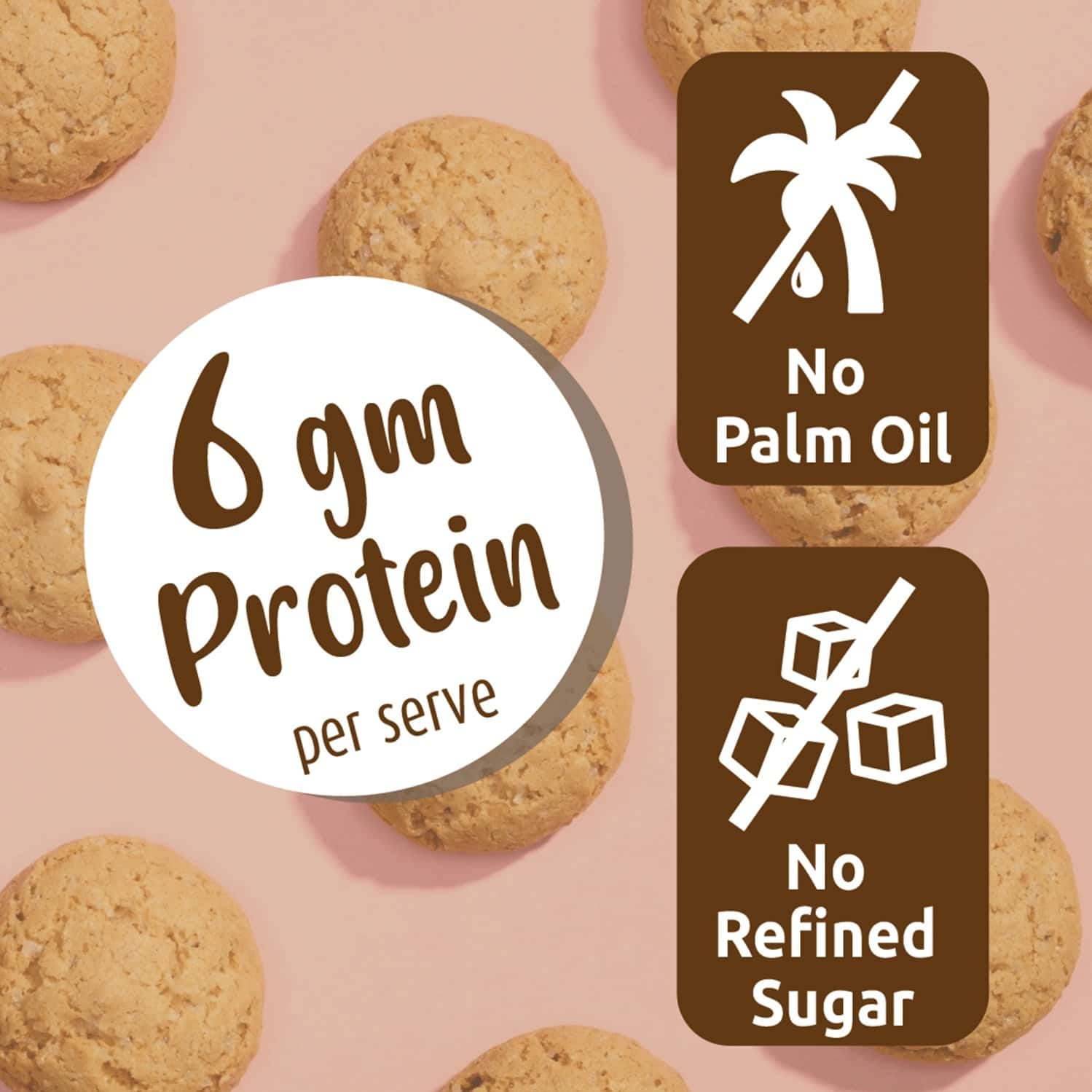 Buy GLADFUL CLASSIC AJWAIN PROTEIN MINI COOKIES BISCUIT FOR KIDS AND FAMILIES (150G) Online