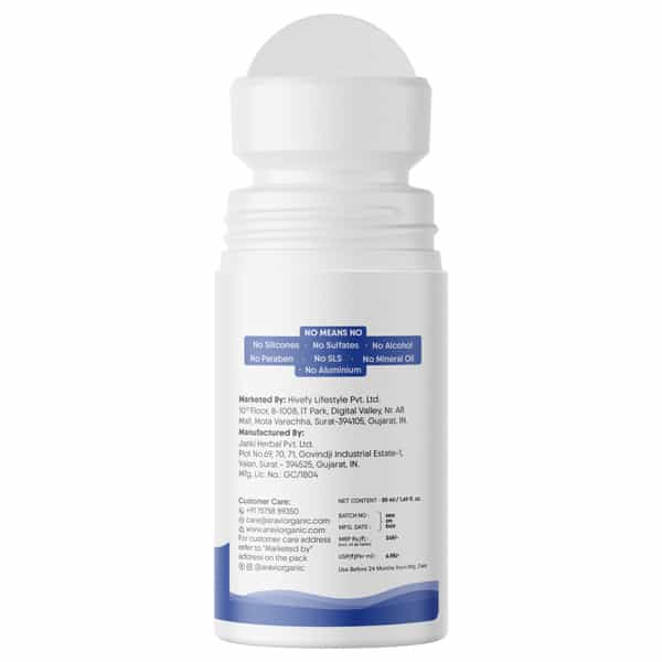 Aravi Organic Underarm Roll-On - 50Ml
