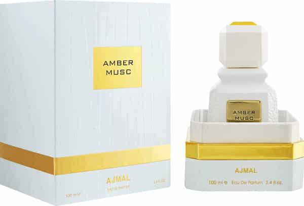 Ajmal Amber Musc Edp 100Ml Woody Perfume For Unisex - Made In Dubai