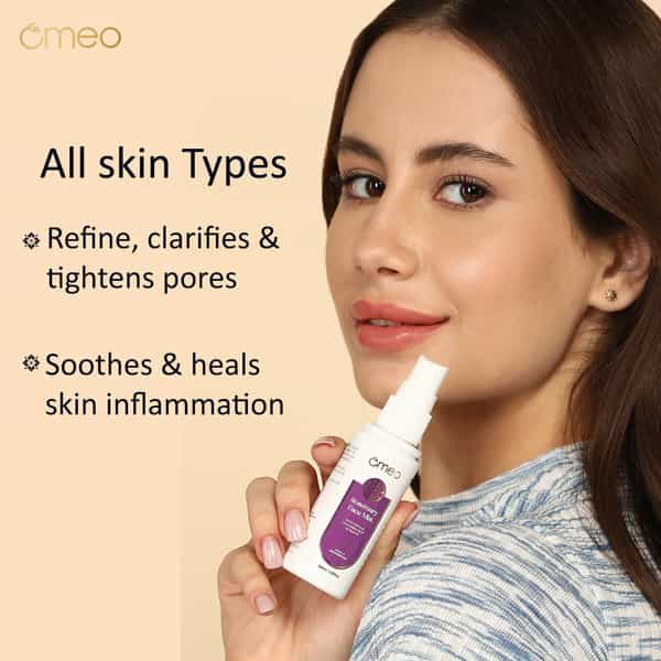 Omeo Rosemary Alcohol-Free Face Mist Toner - Suitable For All Skin Types- 50Ml