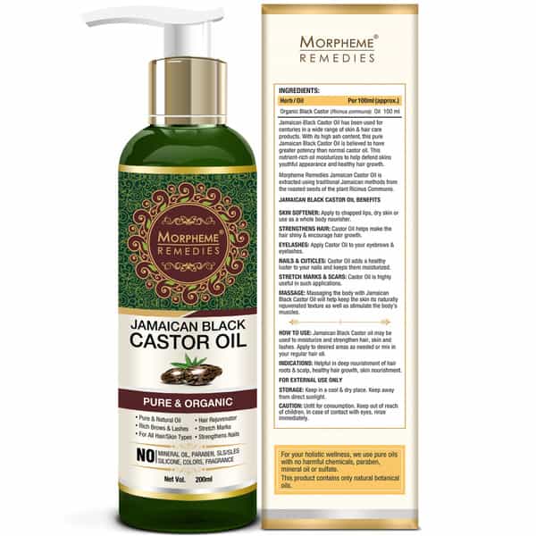 Morpheme Remedies Jamaican Castor Pure Oil - 200Ml