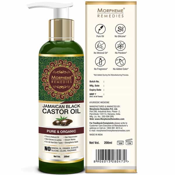Morpheme Remedies Jamaican Castor Pure Oil - 200Ml