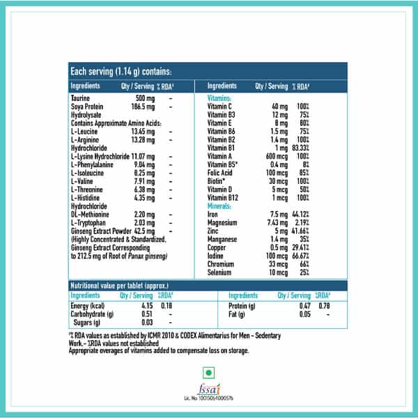 Hk Vitals Multivitamin + Omega 3 Fish Oil Supplement | Unflavoured 90 Tablets (Pack Of 2)