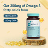 Hk Vitals Multivitamin + Omega 3 Fish Oil Supplement | Unflavoured 90 Tablets (Pack Of 2)