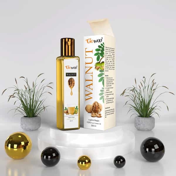 Go Woo 100% Pure Walnut Carrier Oil Cold Pressed