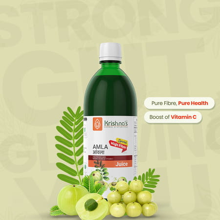 Krishna's Special Amla High Fiber Juice - 1 Litre
