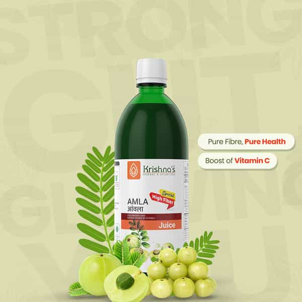 Krishna's Special Amla High Fiber Juice - 1 Litre