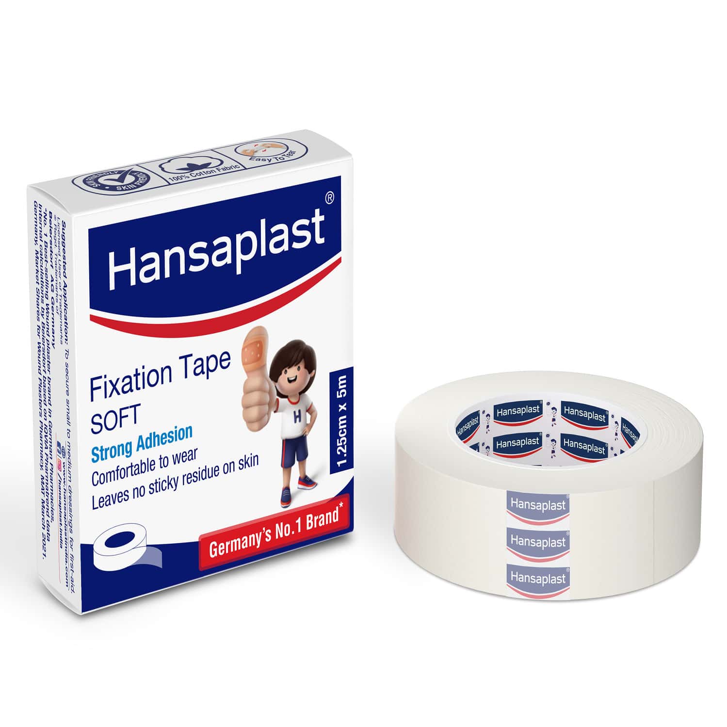 Hansaplast Fixation Tape 1.25 Cm X 5 M 1 N0's