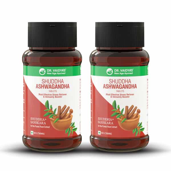 Dr. Vaidya's Shuddha Ashwagandha Tablet 60S P2