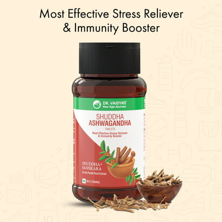 Dr. Vaidya'S Shuddha Ashwagandha Tablet 60s P2