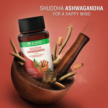 Dr. Vaidya'S Shuddha Ashwagandha Tablet 60s P2