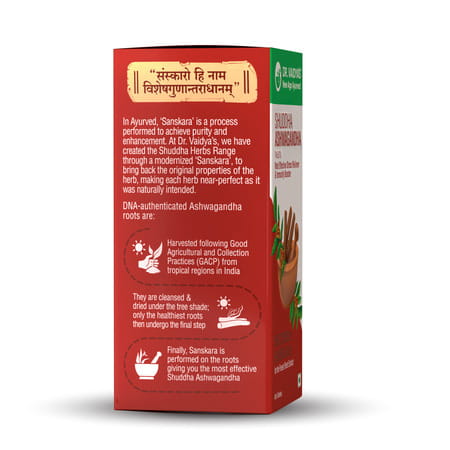 Dr. Vaidya'S Shuddha Ashwagandha Tablet 60s P2
