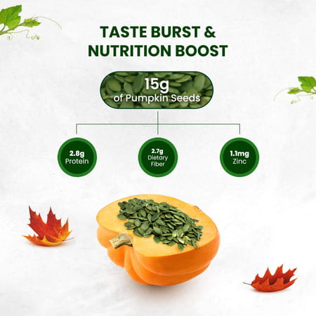 Himalayan Organics Certified Organic Pumpkin Seeds - Rich In Fiber & Minerals