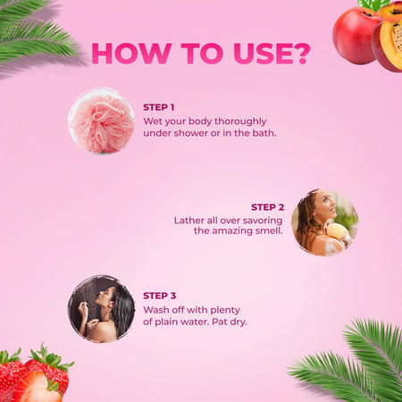 Otrix Strawberry & Peach Body Wash