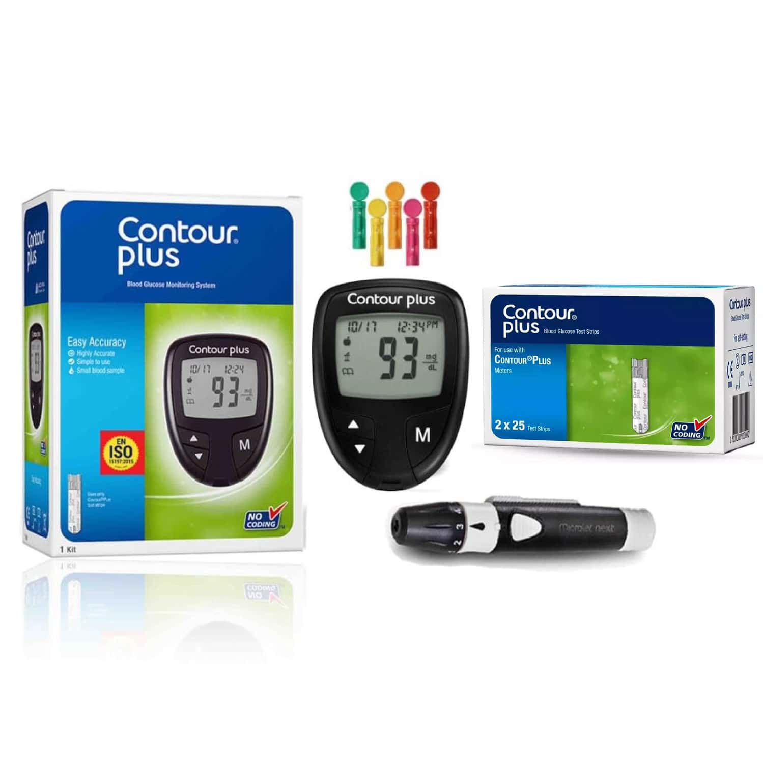 Contour Plus Blood Glucose Monitoring System | With 50 Test Strip