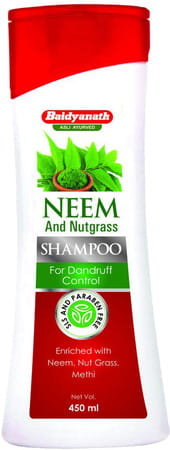 Baidyanath Asli Ayurved Neem And Nutgrass Shampoo | Dandruff Control | Methi For Hair Growth | 45