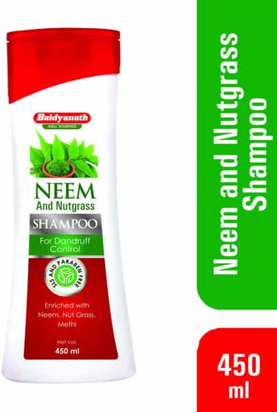Baidyanath Asli Ayurved Neem And Nutgrass Shampoo 450 Ml | Dandruff Control