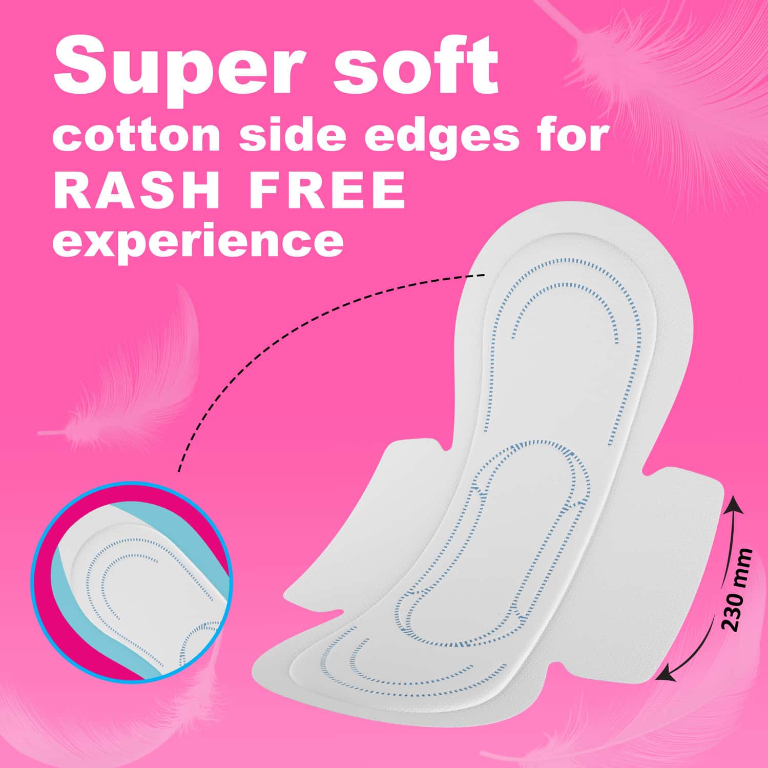 Buy WONDERIZE SOFT COMFORT COTTON SANITARY NAPKINS FOR WOMEN 35