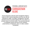 Fersure Personal Lubricant With Carrageenan Algae