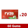 Ryze Nicotine Gums | Fresh Fennel | 2Mg | Helps Quit Smoking & Tobacco | 3 Count | Pack Of 20