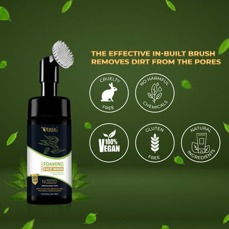 Otrix Anti Acne Neem Foaming Face Wash With Built Face Brush
