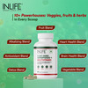 Inlife Plant Based Multivitamin Tablets For Men & Women | 75+ Ingredients - 60 Tablets