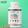 Inlife Plant Based Multivitamin Tablets For Men & Women | 75+ Ingredients - 60 Tablets