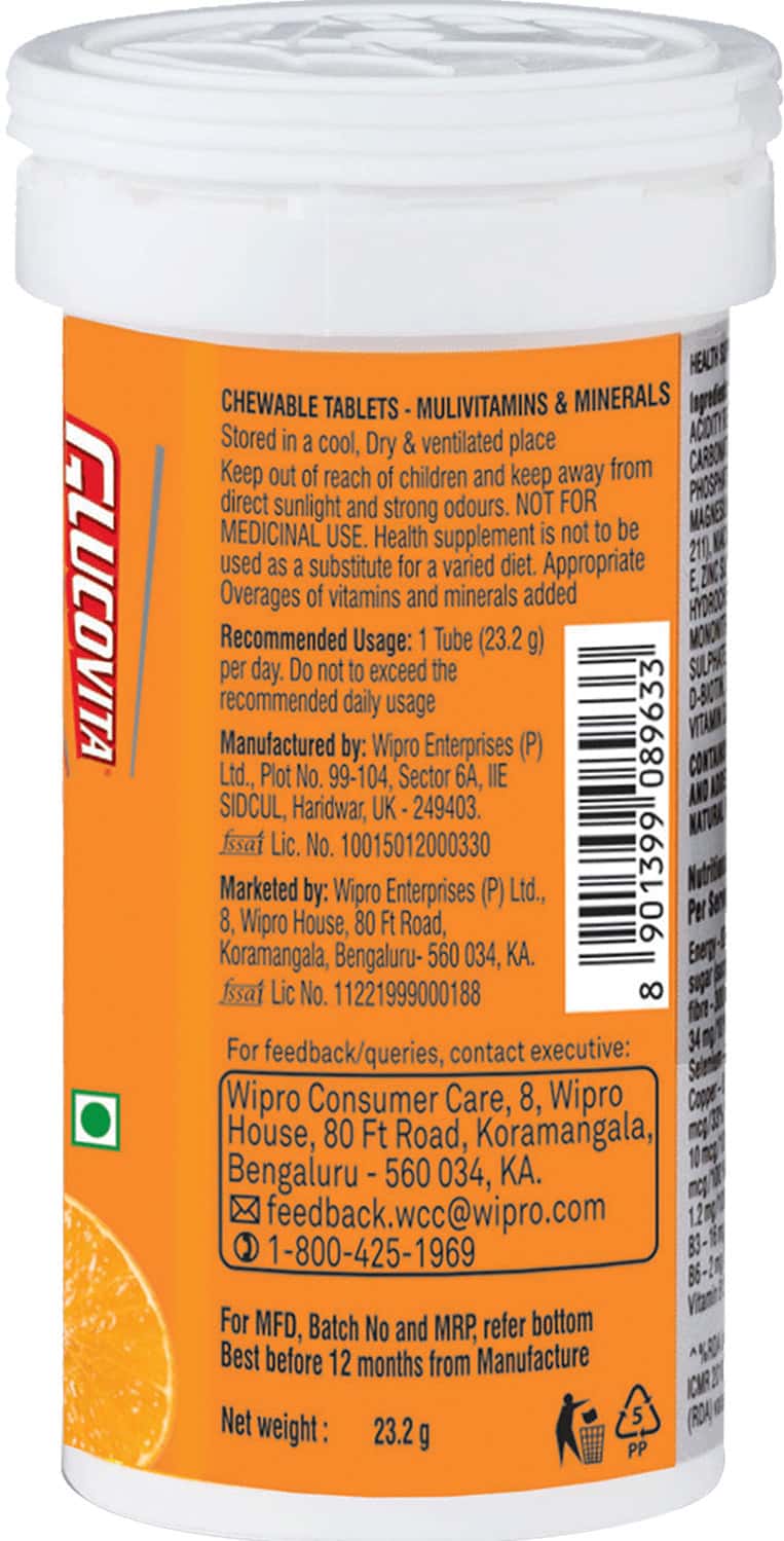 Buy GLUCOVITA BOLTS PLUS MULTIVITAMIN Online & Get Upto 60 OFF at