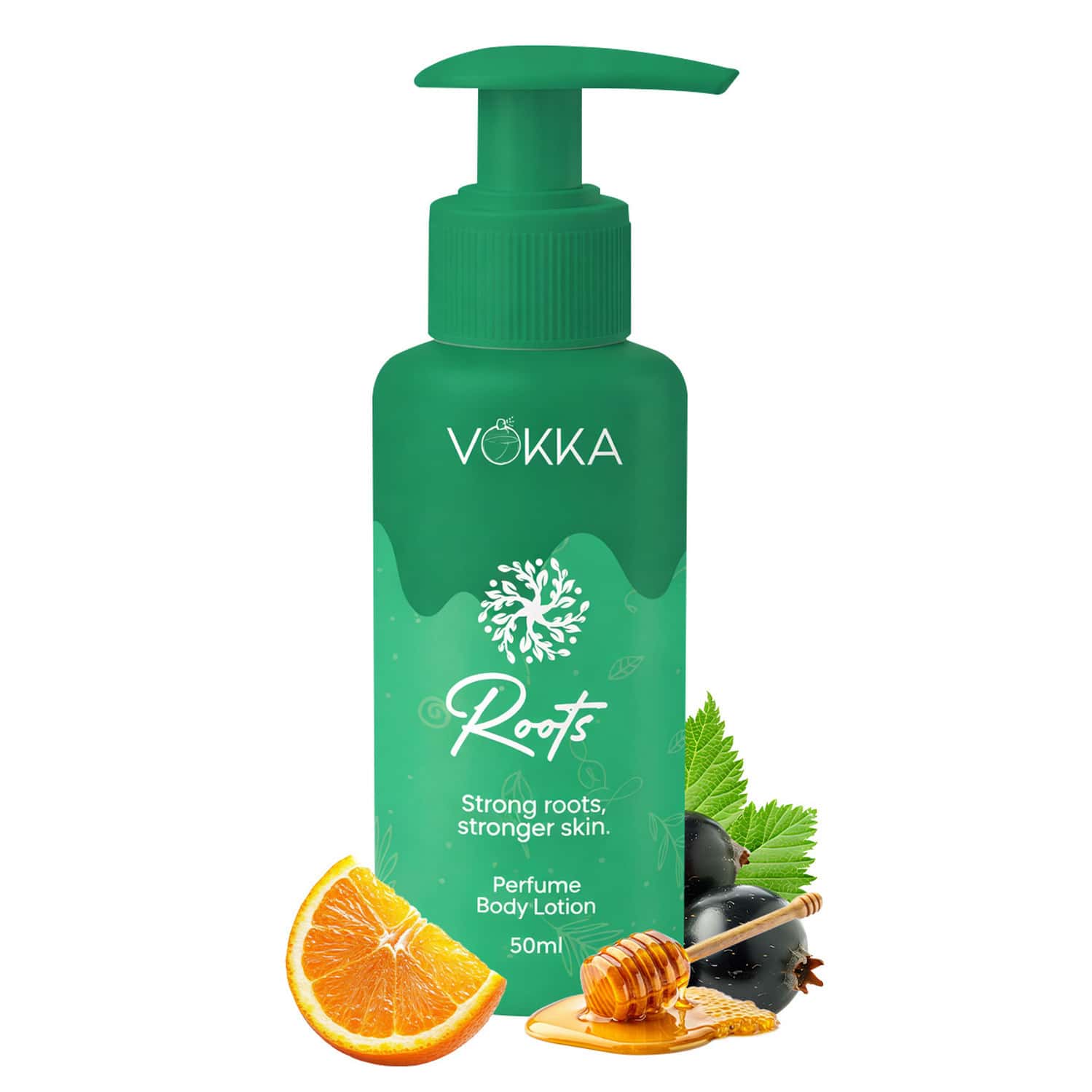 Vokka Roots Perfume Body Lotion 50ml | Floral Fruity Gourmand Fragrance