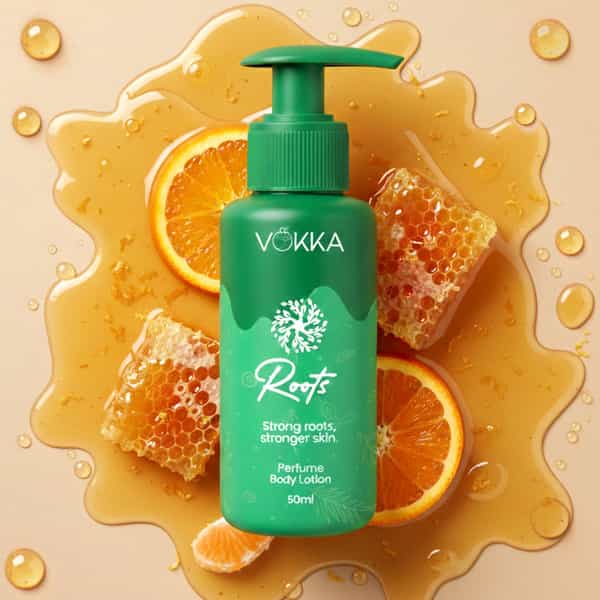 Vokka Roots Perfume Body Lotion 50Ml | Floral Fruity Gourmand Fragrance