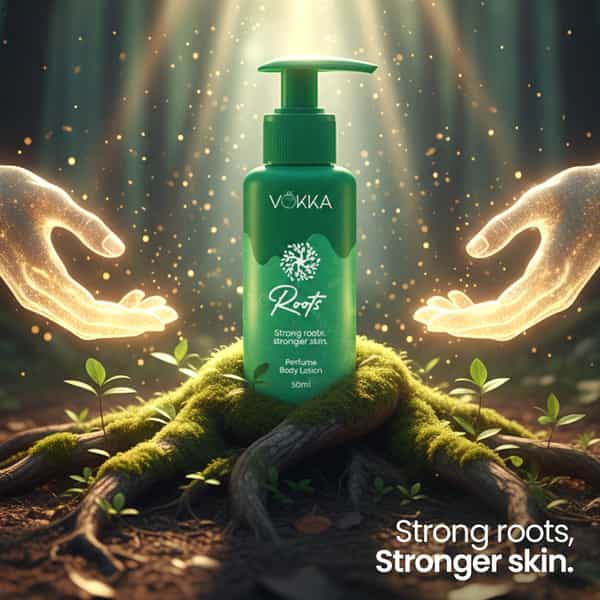 Vokka Roots Perfume Body Lotion 50Ml | Floral Fruity Gourmand Fragrance