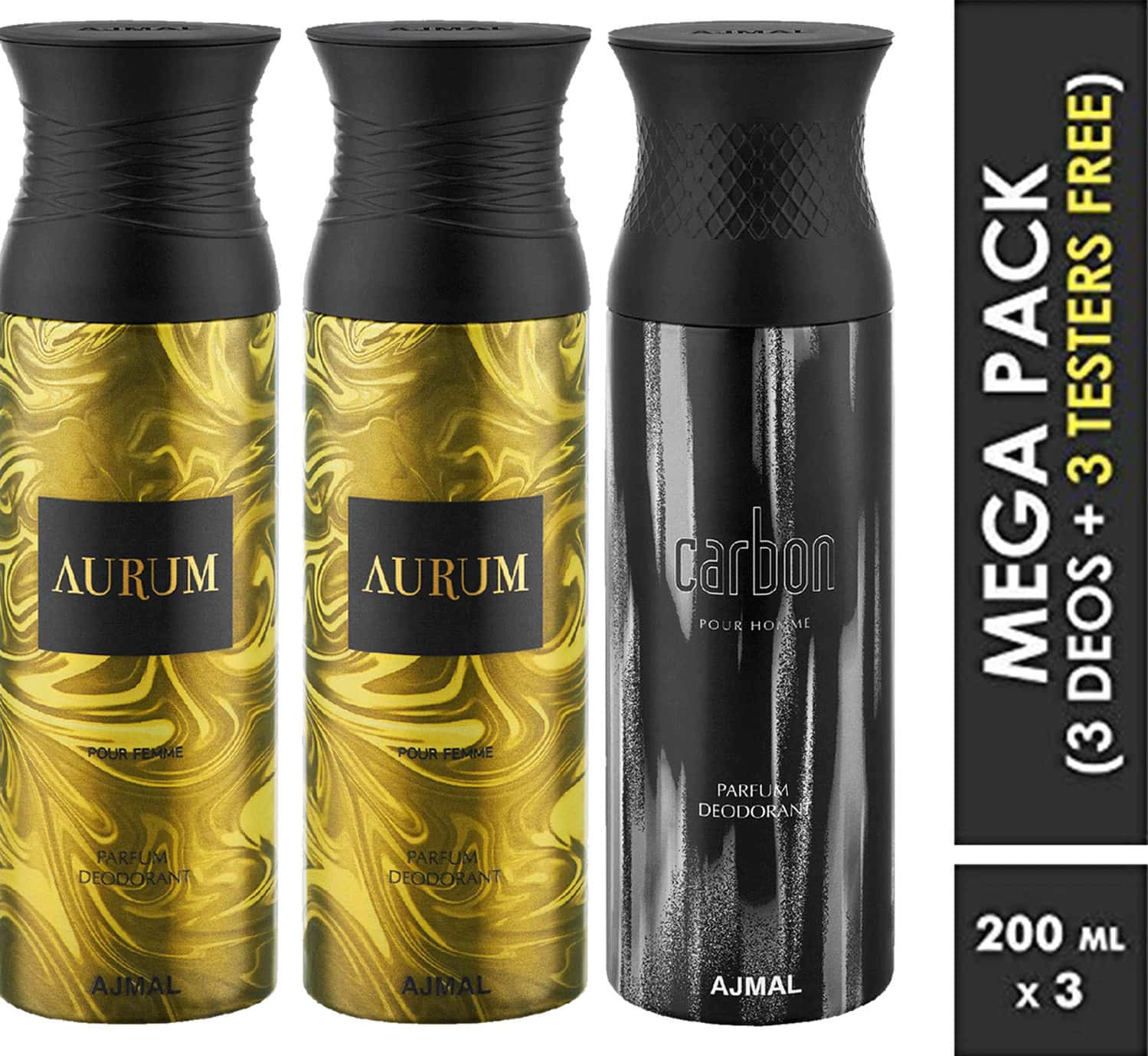 Buy AJMAL AURUM AURUM CARBON DEODORANT SPRAY FOR MEN WOMEN