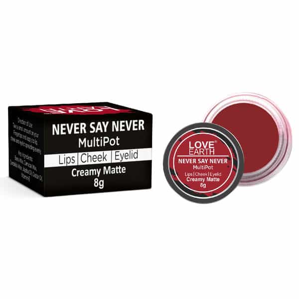 Love Earth Lip Tint & Cheek Tint Multipot - Never Say Never
