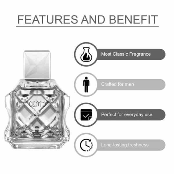 Ajmal Cento Edp Citrus 100Ml For Men And Diza Floral Perfume 100Ml For Women + 2 Parfum Testers Free