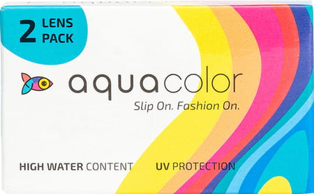 Aquacolor Hot Hazel Monthly Disposablecolor Lenses (2 Lenses/Box/Plano) (0)