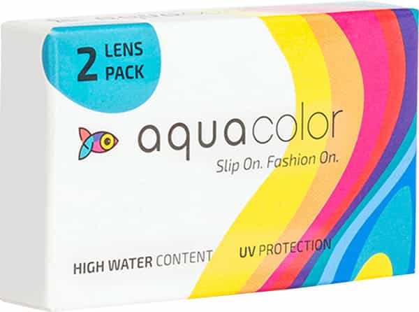 Aquacolor Hot Hazel Monthly Disposablecolor Lenses (2 Lenses/Box/Plano) (0)
