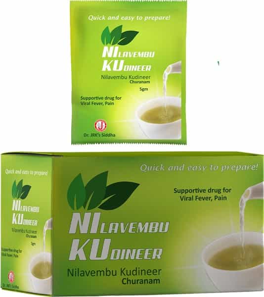 Dr. Jrk's Nilavembu Kudineer Chooranam 50 Gm (5*10 Sachets )
